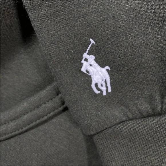 Polo Ralph Lauren Hoodie Mens Small Green Script Logo Pullover NWT Retail: $148 - Picture 10 of 13